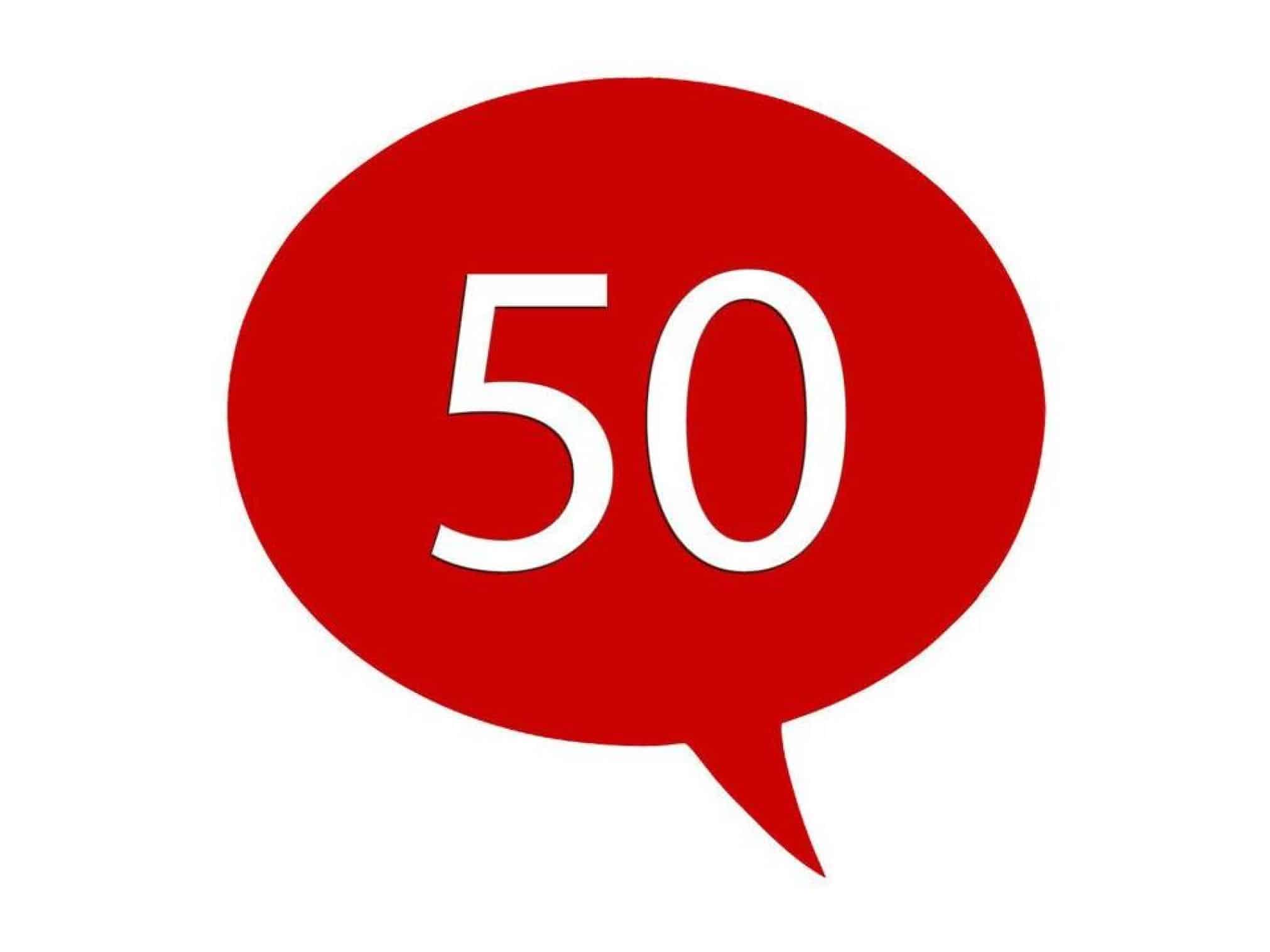 50Languages logo. 50Languages is a language learning app.