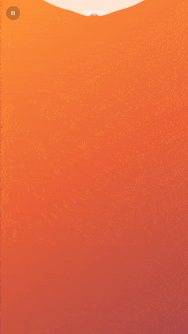 This is a GIF of the animations you'll see while learning a language with Drops. I wanted to show how to use it in this Drops app review because it's a really unique app!