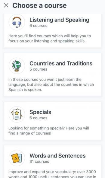 Babbel Spanish review courses