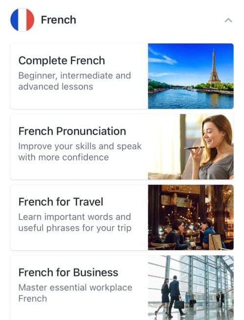 Busuu French course review