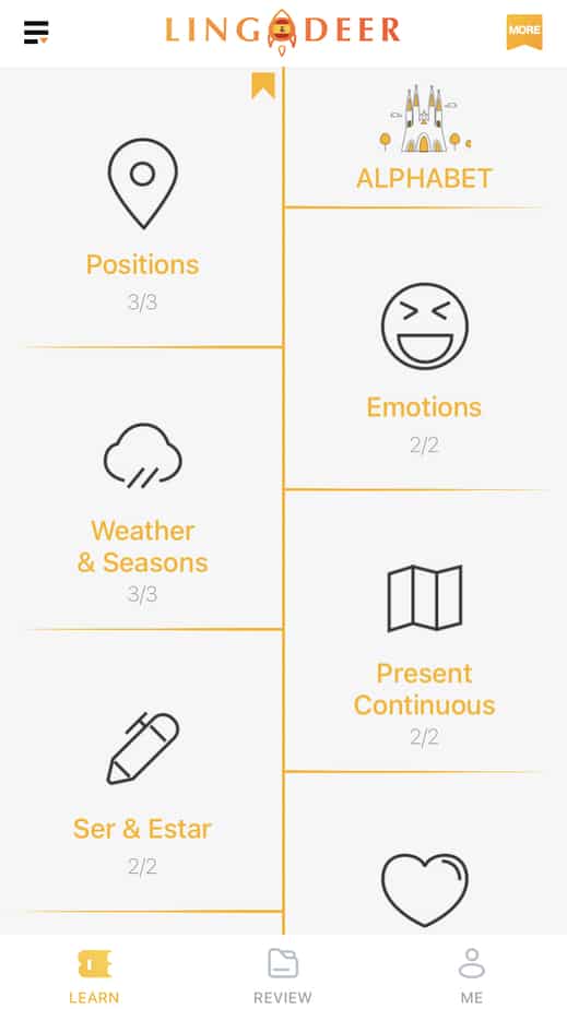 LingoDeer Language Courses Screenshot