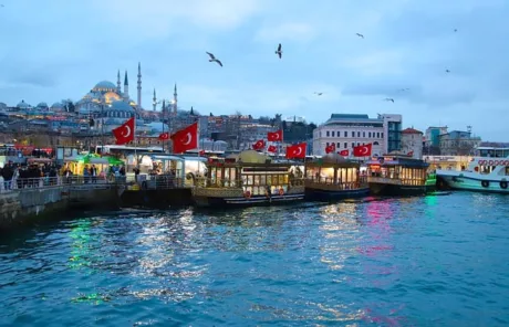 scenic view of istambul turkey