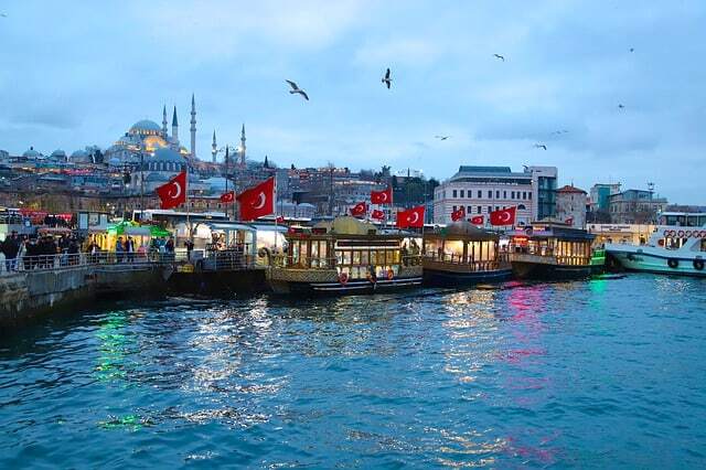 scenic view of istambul turkey