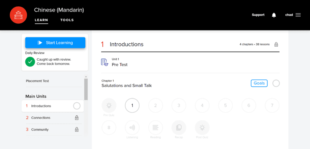 mango languages mandarin course