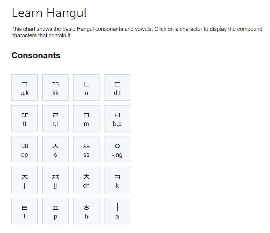 koreanclass101 hangul
