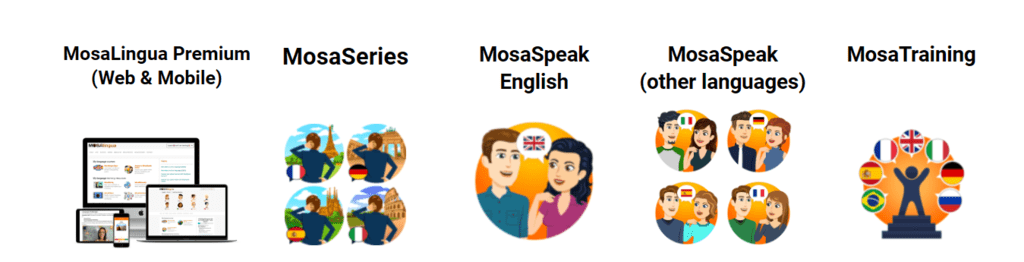 mosalingua course options