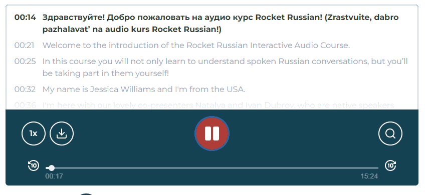 rocket russian beginner