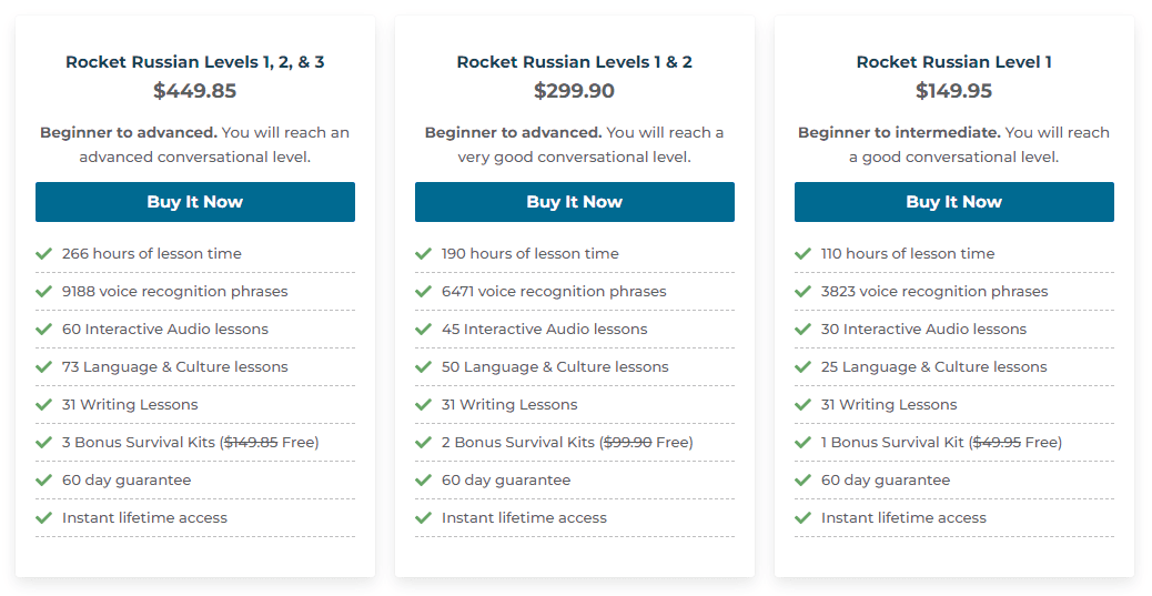 rocket russian price