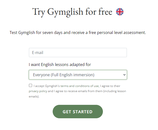gymglish trial
