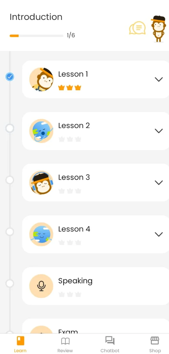 ling app review menu